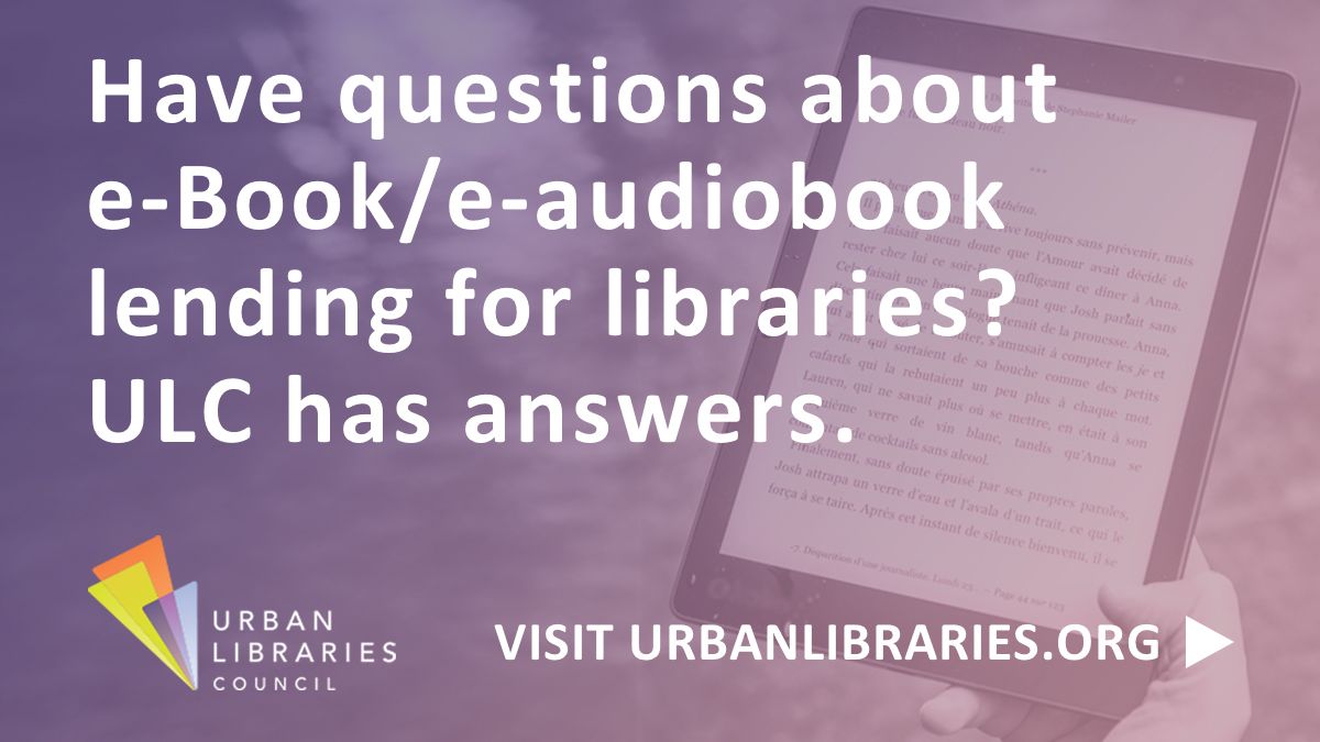 UrbanLibCouncil's tweet image. Visit ULC&apos;s website to discover answers to FAQs about e-book/e-audiobook access and pricing for libraries, and how libraries are speaking up for more equitable and fair options from publishers: buff.ly/2Ue8Prz #ebooksforall #eContentForLibraries