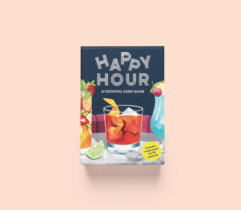 LaurenceKingPub's tweet photo. As well as being a super fun #cardgame, #HappyHour: A Cocktail Card Game also includes short histories and full recipes for each of the 52 drinks. Cheers! Available: https://t.co/cAYBj440Tr #HappyHourGame #cocktails #TimeForCocktails #cocktail #mixology #drinks https://t.co/CwL3QYft45