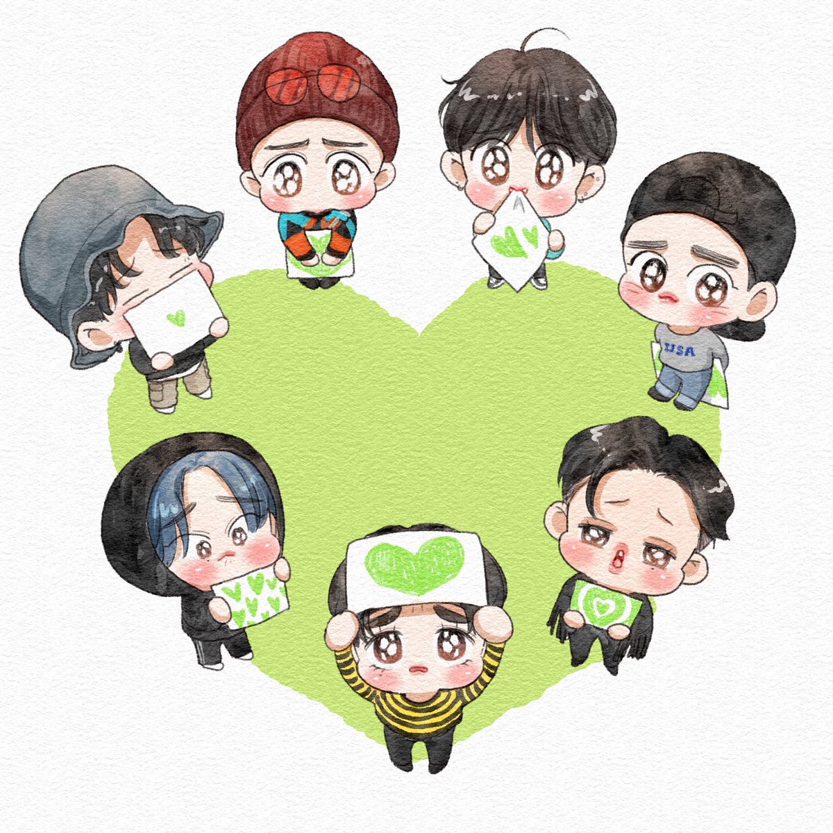 abimabima's tweet photo. 🥺💚💚💚💚💚💚💚

#갓세븐 #GOT7 https://t.co/h8XzSFD72U