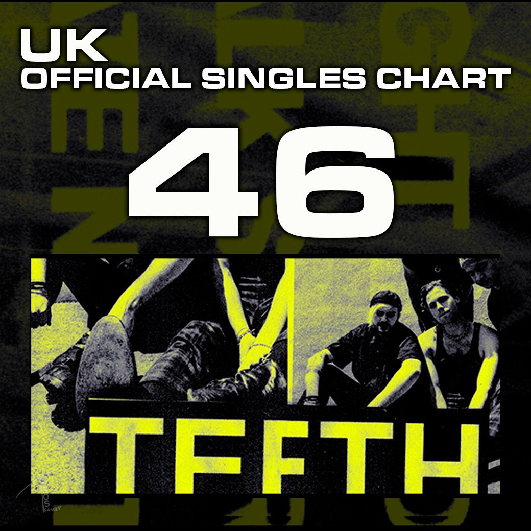 Tha5SOSFamily's tweet image. #TEETH debuted at #46 on UK Official Singles Chart Top 100! Make sure to keep streaming, requesting and sharing the song so it can go higher on the chart! #TEETH5SOS