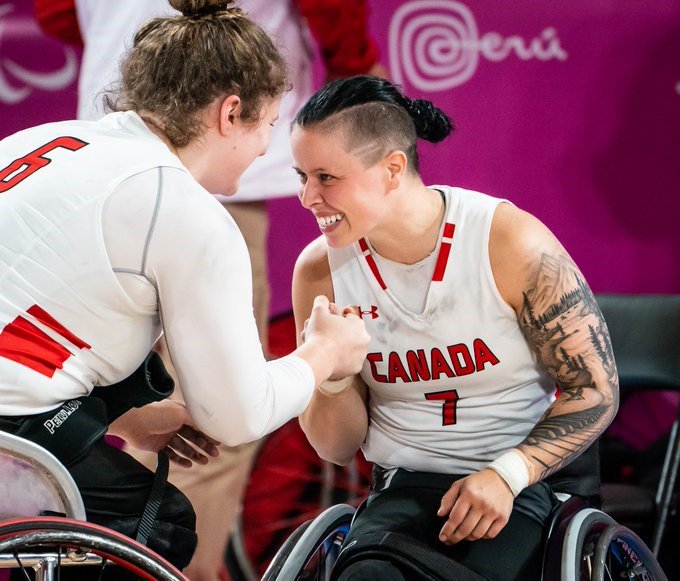 Les @Lima2019Games #parapanaméricains vont finir le 1 sep.

En 8 jours de compétitions, le 🇨🇦 a atteint  1️⃣0️⃣🥇 1️⃣4️⃣🥈 et 1️⃣2️⃣🥉, y compris la classification de l’équipe féminin de @WCBballCanada à @Tokyo2020 👏 #AllezLeCanada #OnJoueTous

📸 @CDNParalympique