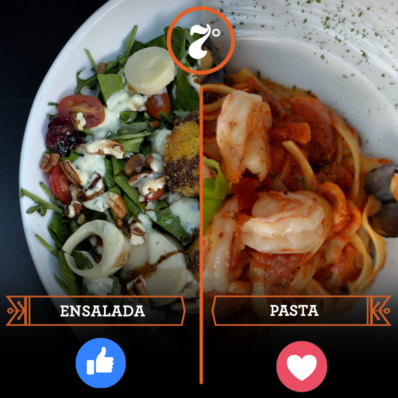 En este mundo hay dos tipos de personas: los que prefieren empezar la comida con una ensalada, y los que prefieren empezarla con una pasta. ¿A qué grupo perteneces tú?
