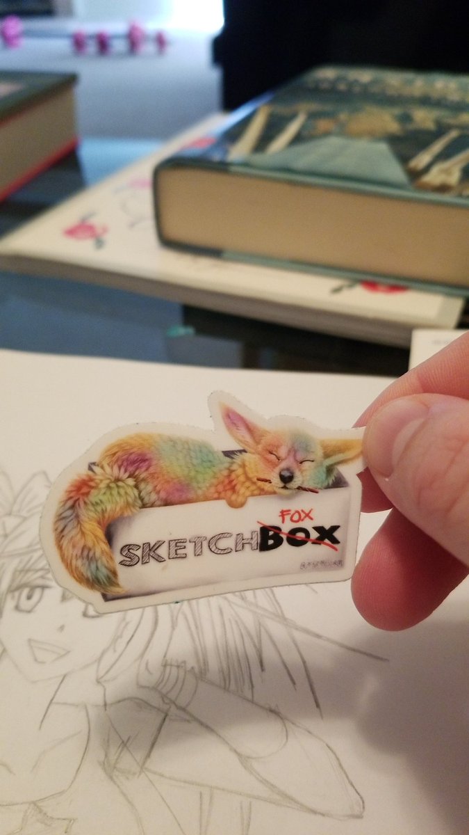 tysenXD's tweet image. Aw it&apos;s a sketch fox 😀
#sketchbox #sketch #ArtistOnTwitter #Stickers