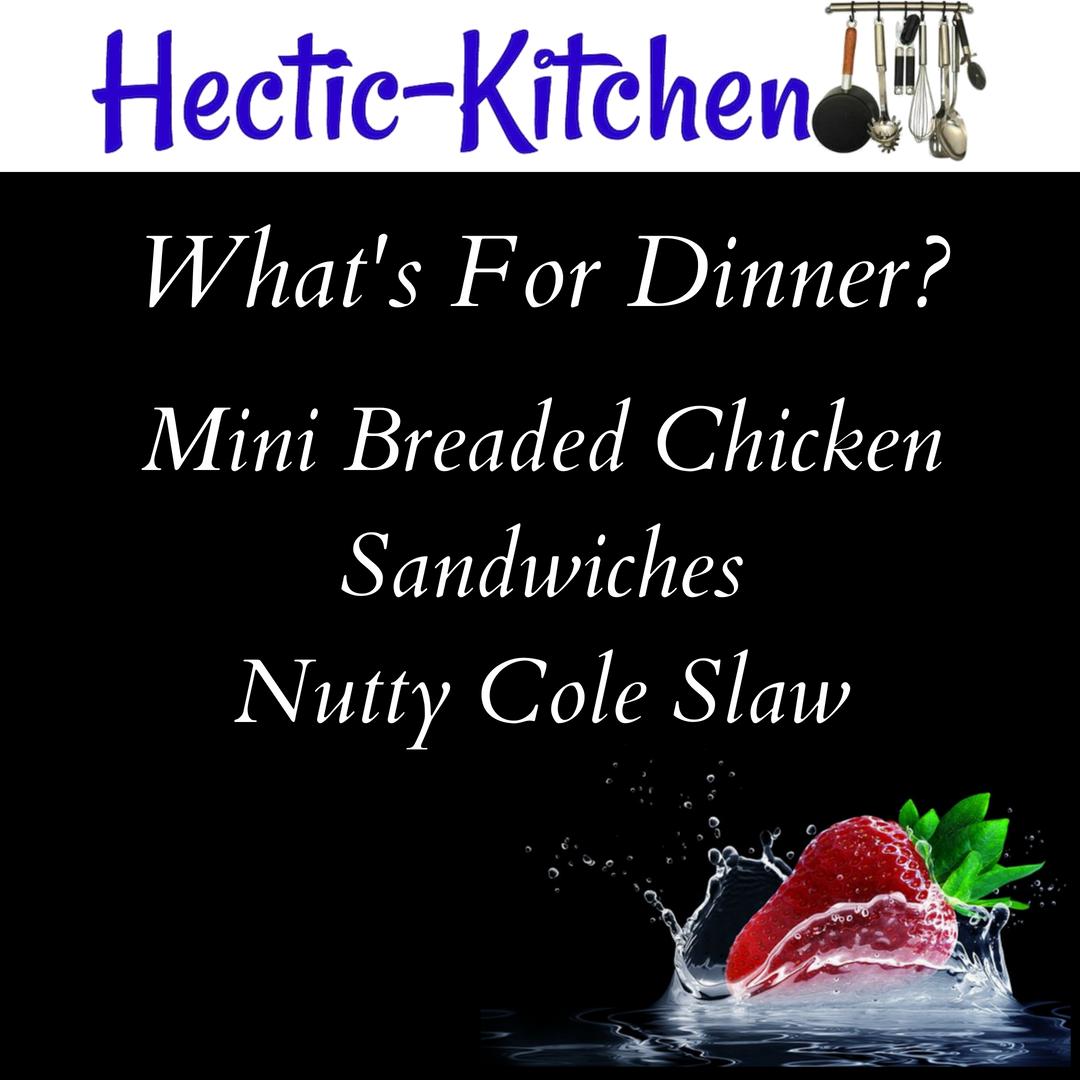 What's for dinner at Hectic Manor tonight?

👨‍🎓Mini Breaded Chicken Sandwiches
👨‍🎓Nutty Cole Slaw

Check out our meal plans at hectic.co/HecticMeals-J

#foodblog #foodblogger #mealplan #homecooking #dinnertime #HecticMeals