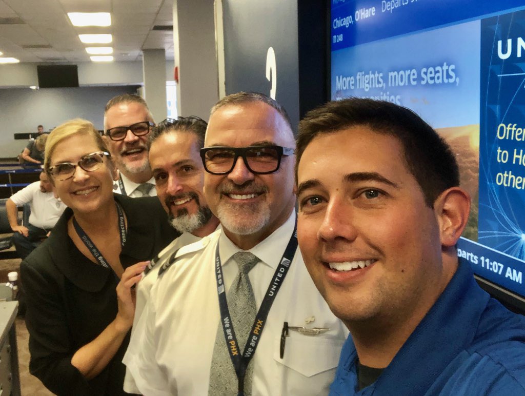 #WeAreUnited #BeingUnited So much excitement today from the entire PHX station and #UAINFBasePHX for the opening of the PHX satellite base!❤️🙏