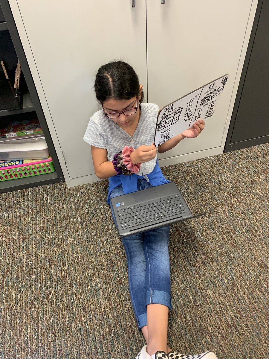 We don’t need paper for a math test!! Using Flipgrid instead to explain our thinking!!! #goshenvision #innovatorsmindset @Flipgrid <a href="/GoshenEagle/">goshen elementary</a> #VisaliaUSD