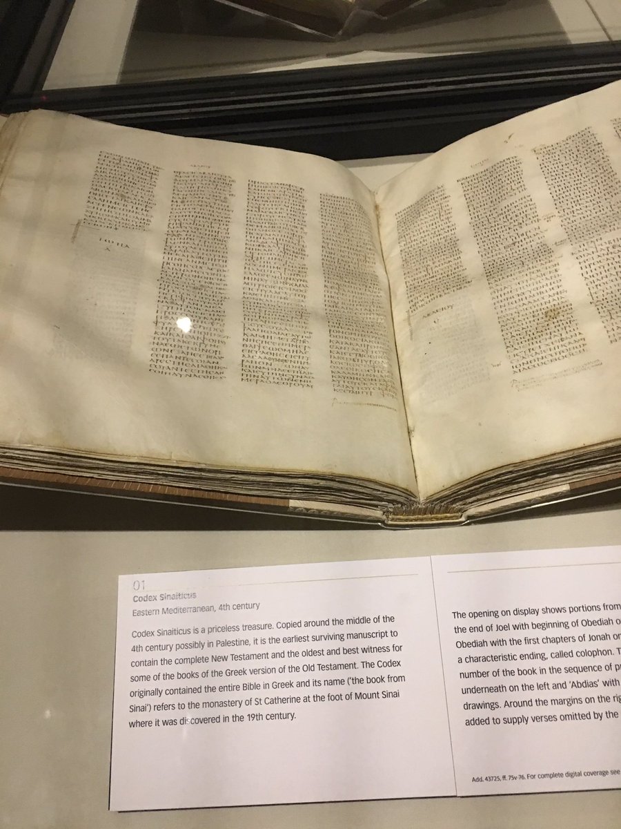 vaisamar's tweet image. Even after you have seen them a thousand times. #codexsinaiticus #codexalexandrinus