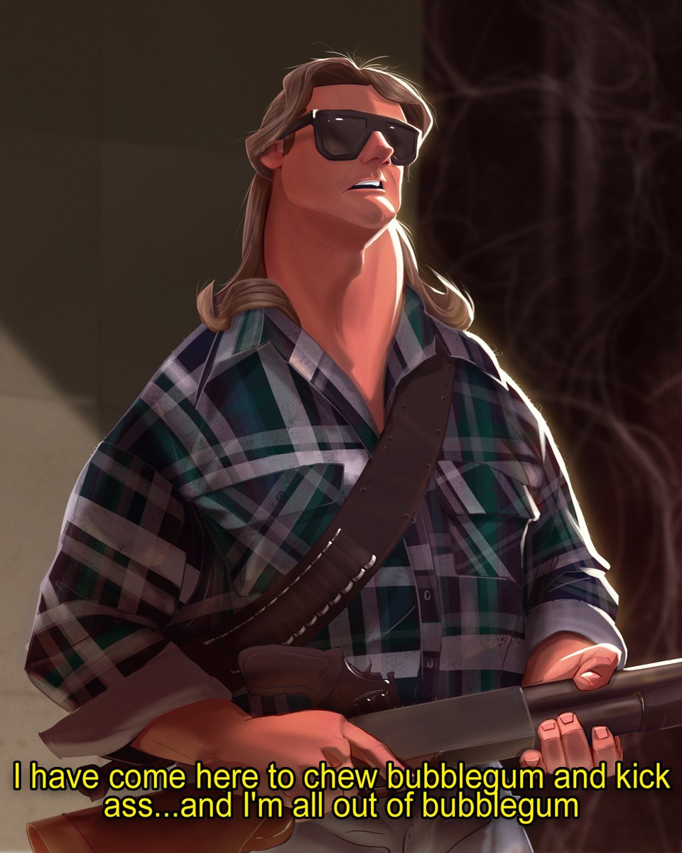 I'm Here To Chew Bubblegum Quote Roddy Piper Came Here To Chew