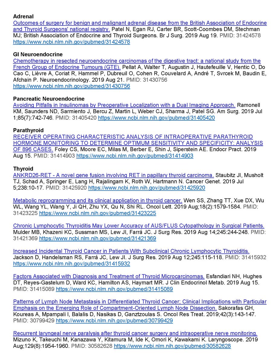 O Xrhsths American Association Of Endocrine Surgeons Sto Twitter Check Out These Endocrine Surgery Related Articles Recently Published Online Or In Print Theaace Ataleadership Amcollsurgeons Thycainc Gdatf Amthyroidassn Paratroupers1