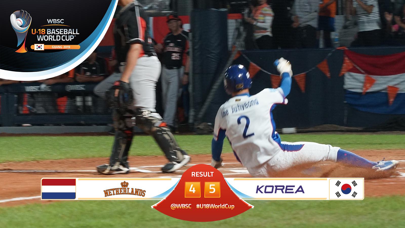 WBSC ⚾🥎 on Twitter "🇰🇷🇰🇷🇰🇷 Korea wins in extra innings (10) !!!! 