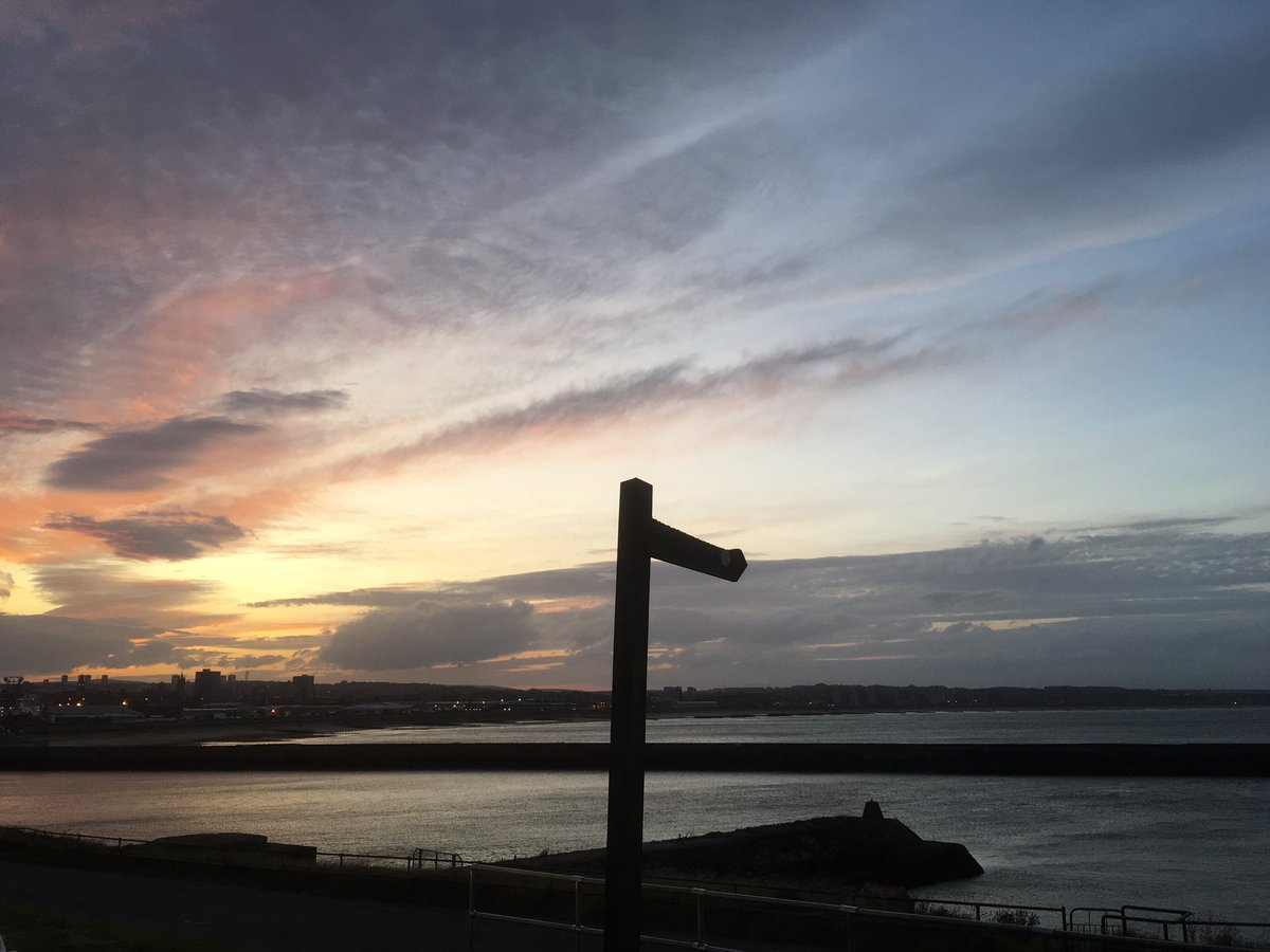 sarahmarley86's tweet photo. Day 15: A morning speaking to a journalist (stay tuned!), an afternoon packing, and a glorious final evening down the Torry Battary watching the sunset over Aberdeen as dolphins frolick in the harbour. A stunning finale to the trip! #RealHoliday 13, #AcademicHoliday 5 https://t.co/Zlb84LpT1v
