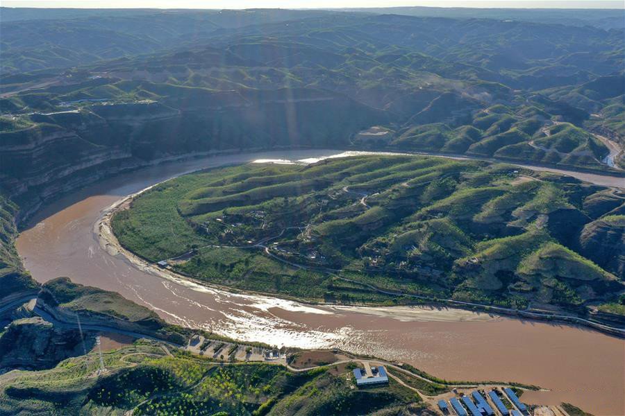 Cctv V Twitter Aerial Photo Taken On Aug 29 2019 Shows The Qiankun Bay Of The Yellow River In Gedi Town Of Yonghe County North China S Shanxi Province Hichina Seechina Https T Co Xweboecdwk Twitter