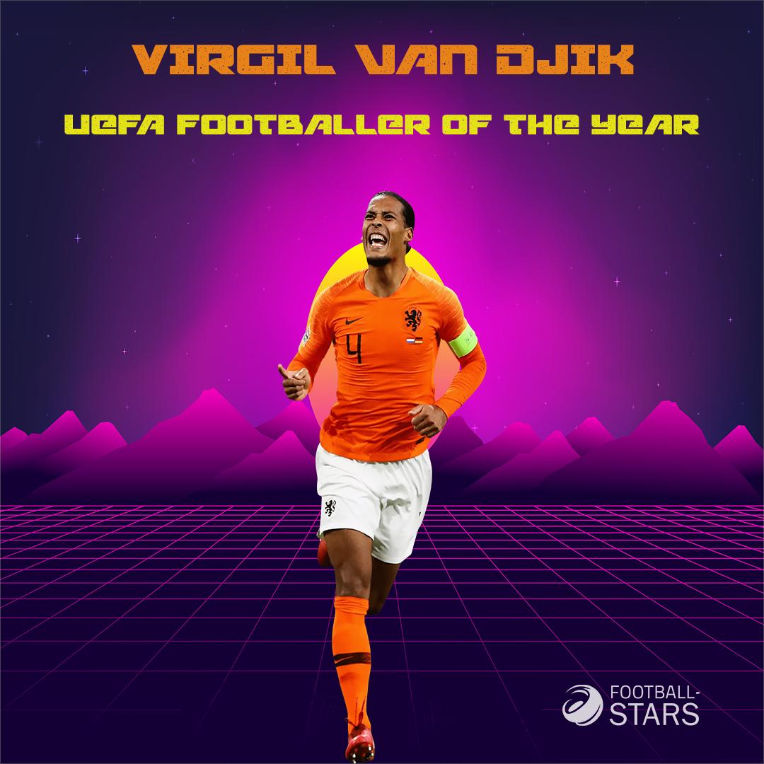 FootballStarsEN's tweet photo. UEFA Best Player Of the Year: Virgil Van Djik https://t.co/KkmcAaNGBy