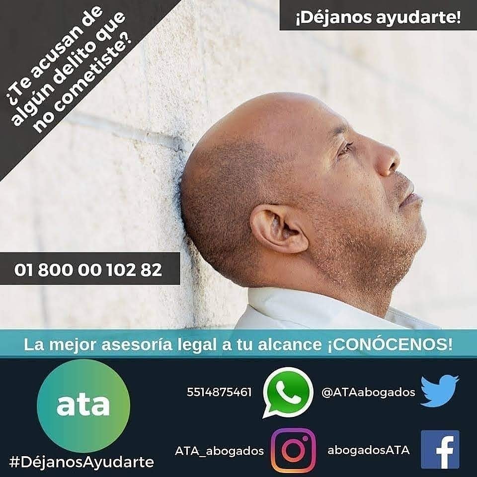 AtaAbogados's tweet photo. ¡Agenda una asesoría!👍🏻 WhatsApp: 5514875461
Línea: 018000010282 #jurídico #derechoshumanos #informate #padres #pension #despacho #violencia  #adopcion #despido #laboral #finiquito #liquidacion #Igualdad #divorcio #contrato #whatsapp #facebook #twitter #instagram https://t.co/IXNGObTmf5