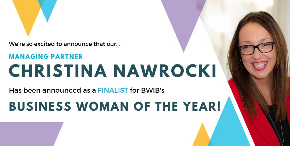 Amazing news alert!! Our wonderful Managing Partner, Christina Nawrocki has been announced as a finalist for the @BWIB1 Business Woman of the Year award! 

Wishing you the best of luck Christina🤞@WellersSME
-> bit.ly/30LcoIs
-> bit.ly/30MkuAv

#BWIBAwards2019