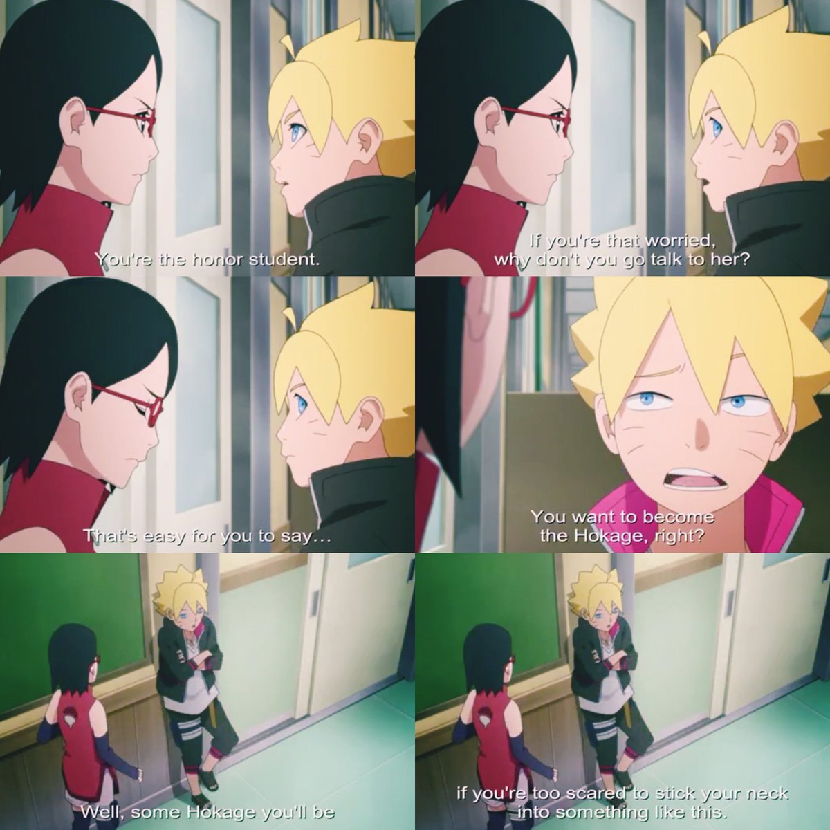 sycnu Boruto Advise Sarada Ep 35 Ep 71 Ep 95 Boruto Saradauchiha Mitsuki Naruto Sasuke Sakura