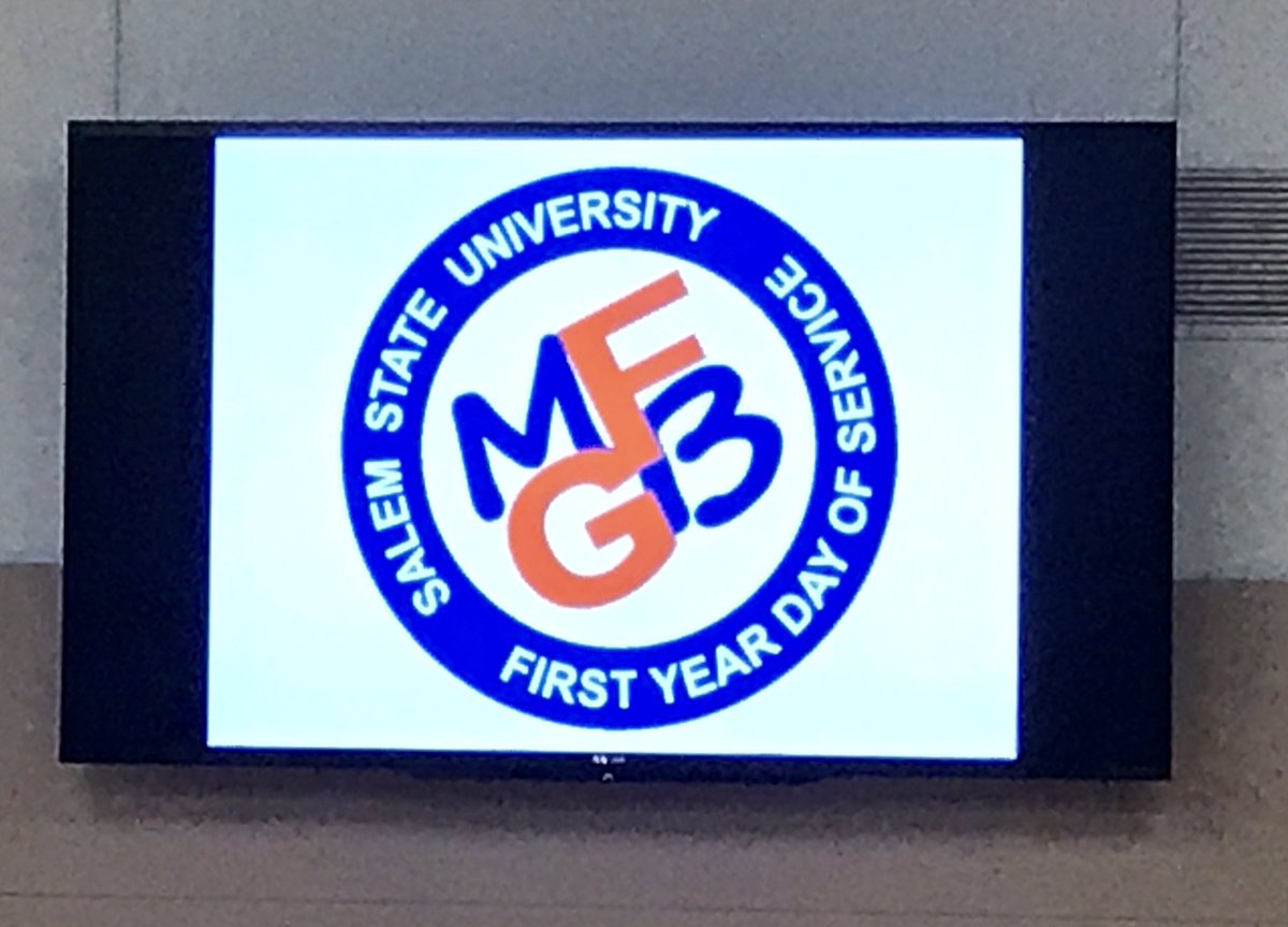 SSUProvost's tweet photo. This. Today. Awesome. #SSUService @FYSuccess @SalemStateCCE https://t.co/mrLR3CWAN6
