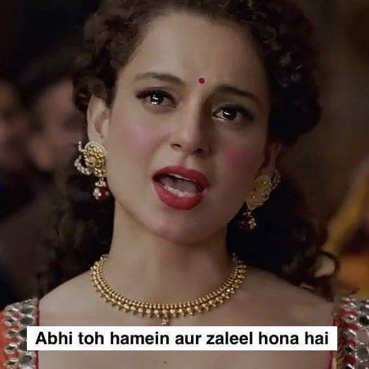 Image result for abhi toh humein aur zaleel hona hai gif"