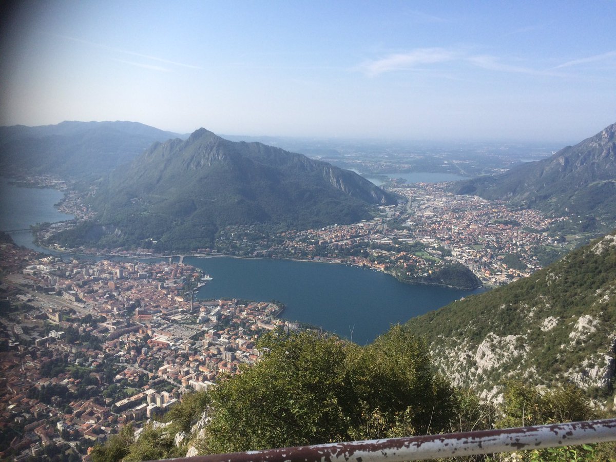 jamessteptowe's tweet photo. A small break from writing and other book-related stuff this morning. A beautiful via ferrata over Lecco #Italy #writingbreak     #whennotwriting #holiday https://t.co/spgJYmroYQ