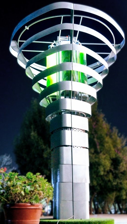 SmartgreenPost's tweet photo. This artificial #tree is able to absorb carbon dioxide and produce oxygen thanks to photosynthesis. A new #technology to combat pollution and improve air quality in the #environment. Read the article:
👉https://t.co/McQDS65VCd
#BioUrban #BiomiTech @BiomiTech #Mexico https://t.co/dLvr8tTVND