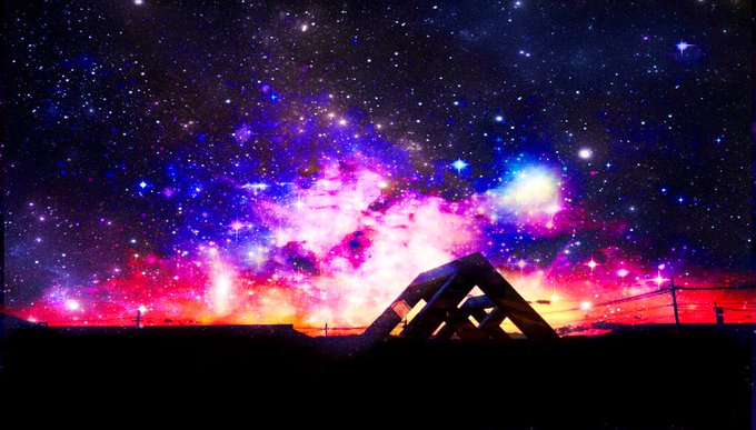 星空加工のtwitterイラスト検索結果