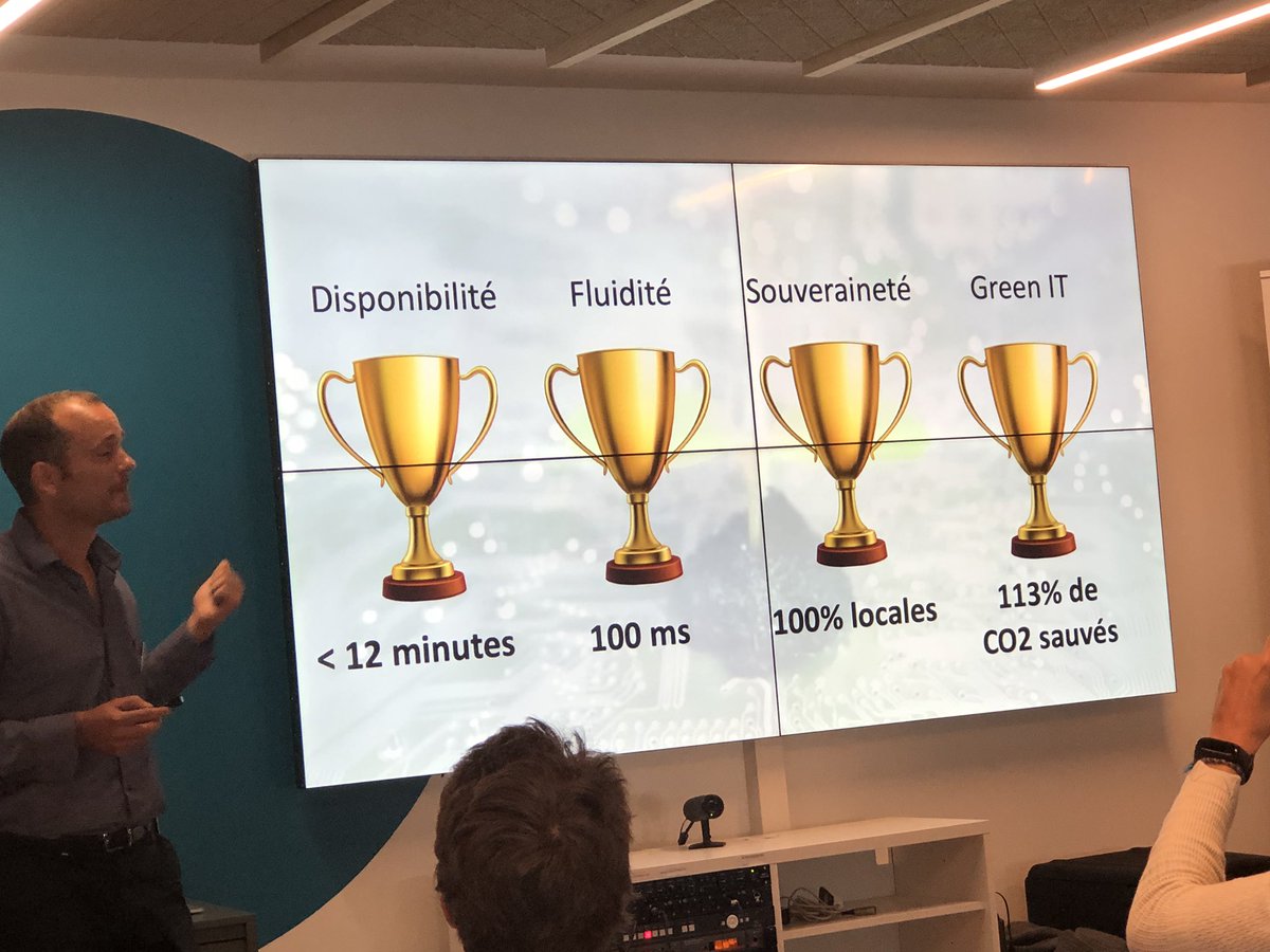 #Bootcamp #FrenchIOT <a href="/Docapost/">Docaposte</a> #Pitch <a href="/StimergyFr/">Stimergy</a> #DataCenter dans les chaufferies #Green #EconomieCirculaire