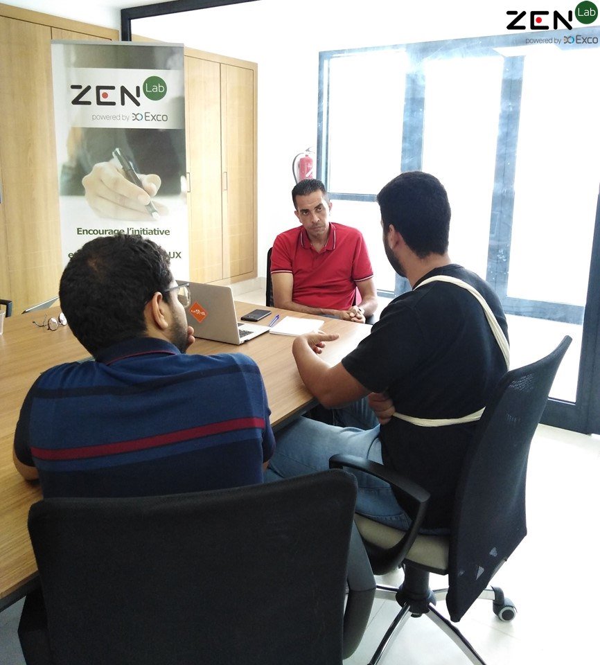 ZENLAB_tunisie's tweet photo. Coaching session with Mohamed Ben Slima was held in ZEN Lab, our future entrepreneurs are working hard every day to achieve their goals 💪🏻
#zenlab #incubator #entrepreneurs #startups #projects #goals #coaching https://t.co/VnpJYnrTmg