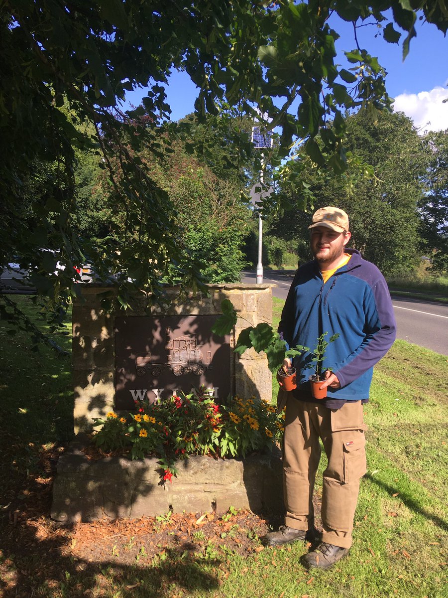 LeeAssessor's tweet image. Well done JH from Land Girls Wylam! Last of a great group pictured with the mandatory trees to plant. Remember the best time to plant a tree is 20 years ago, the next best time is now and look back at it in 20 years and remember your time @NorthlandColl #class17