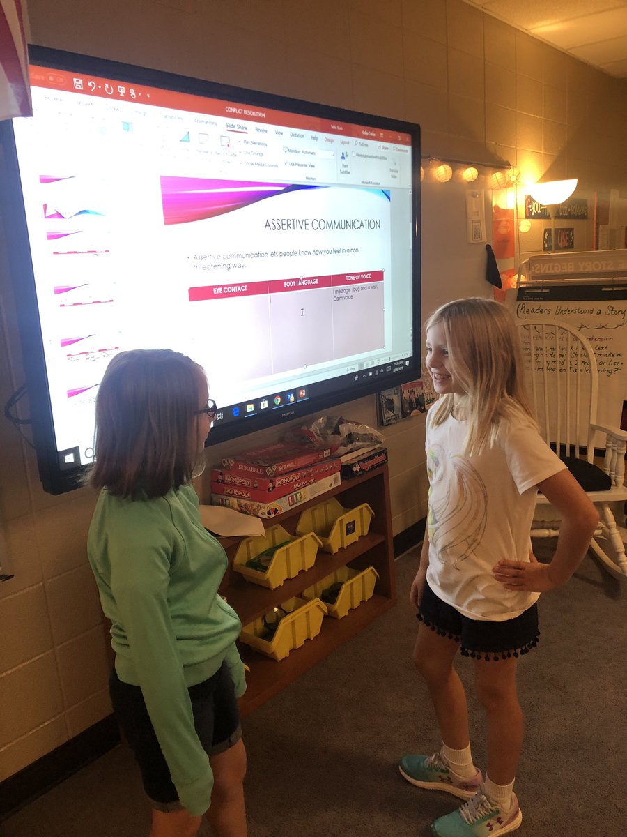 MBEScounselors's tweet photo. As we get ready for The Voyage, Mt. Bethel third graders practice assertive communication so they can cooperate with others. #thevoyageforschools https://t.co/eC6Nc4WiIN
