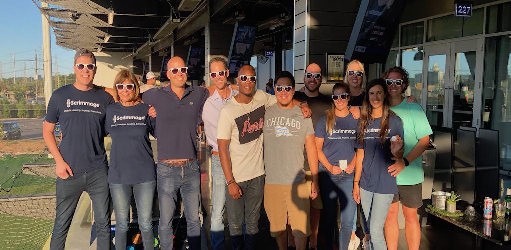 wescrimmage's tweet photo. Fore! @wescrimmage enjoyed an early jump on #LaborDayWeekend @Topgolf! ⛳️ It was FUN to have Team Princeton together for one more #ScrimmageSummer get-together.
#BestTeamEver #PlayWhereYouWork #LearnWhenYouPlay https://t.co/KtwfP6PSH1
