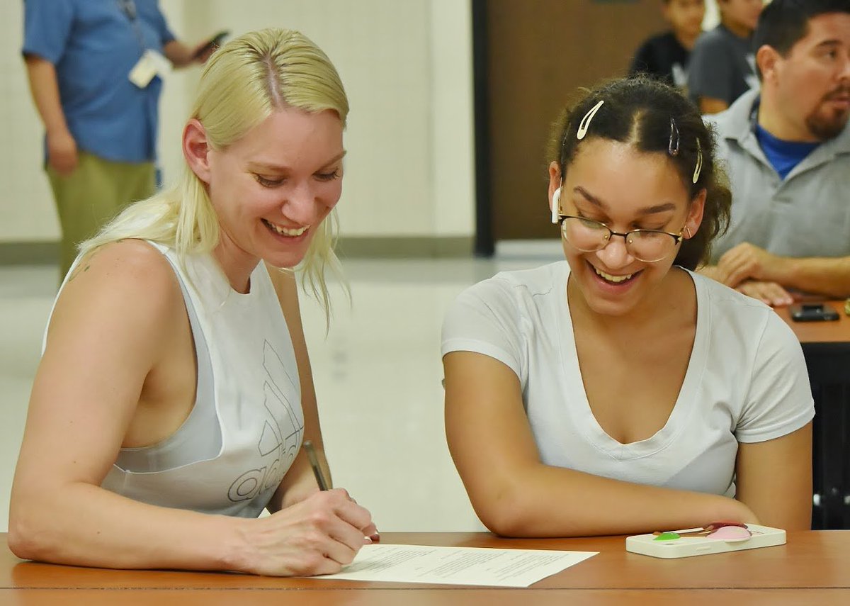 COYLE_AVID's tweet photo. Contract Signing Night!  #Makingacommitment
#AVIDGISD  #roadtosuccess
@Coyle_Cougars https://t.co/qzxLqpKdEn