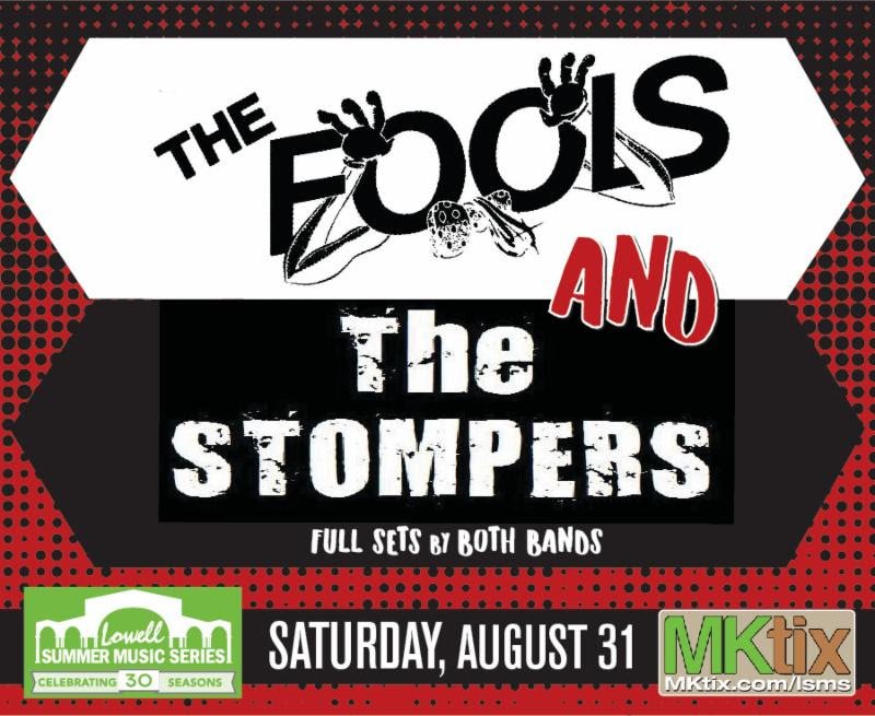 TONIGHT: Don't miss The Fools & The Stompers. Get your tickets at bit.ly/2GwZMMd #LowellSummerMusic