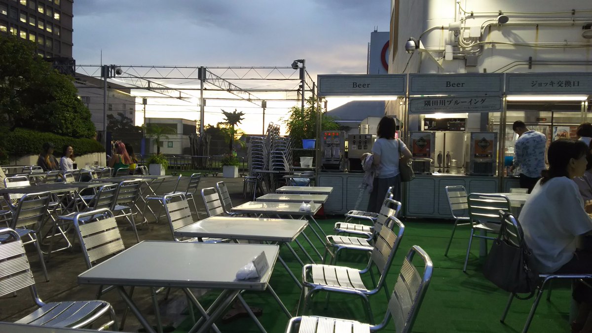 海の見えるそごう屋上ビアガーデン 海の見えるそごう屋上ビアガーデン