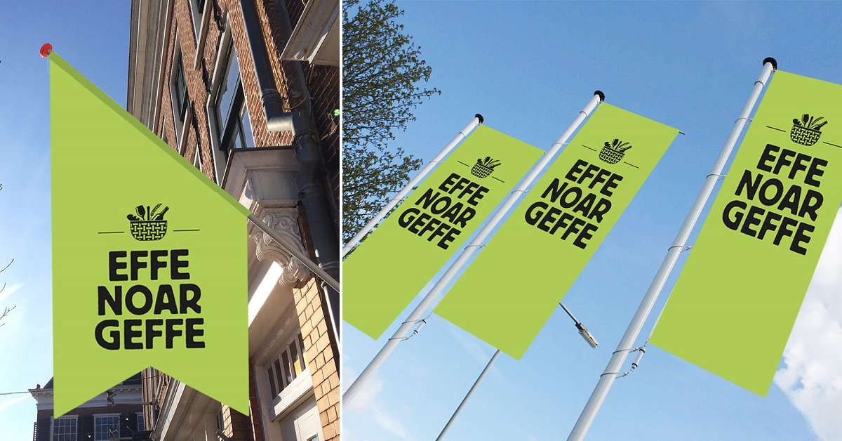 Ons dorp kleurt al mooi groen met al die vlaggen! De laatste stuks zijn alleen nog verkrijgbaar bij Wilma's Kadoshop &amp; Slijterij. Dus wees er snel bij...