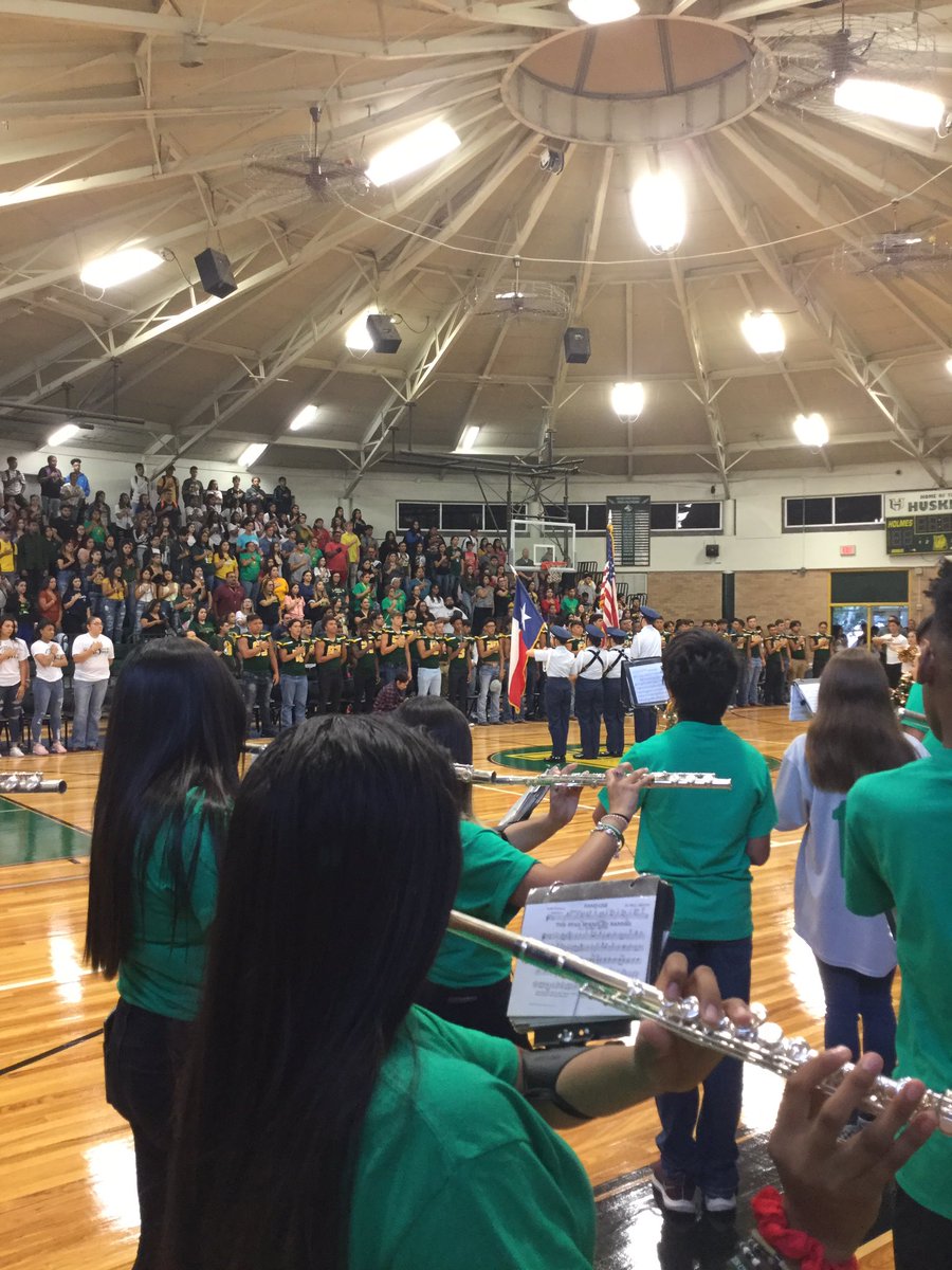 First pep rally of the year.