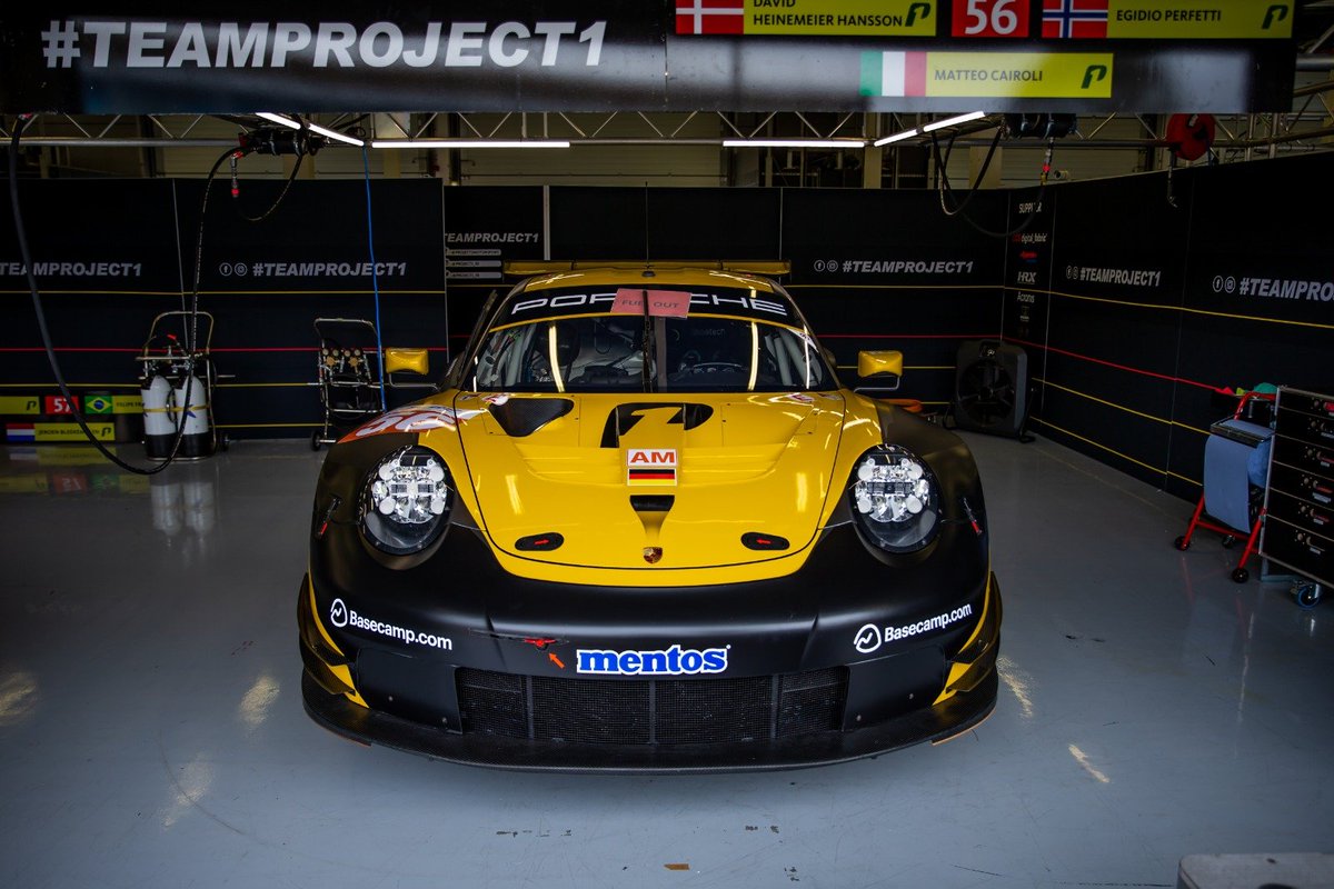 PorscheRaces's tweet photo. #WEC - In #GTEAm class, the No. 56 car from @Project1_93 was the fastest #Porsche #911RSR in FP1 (P4) #4HSilverstone https://t.co/naL6r5UjMU