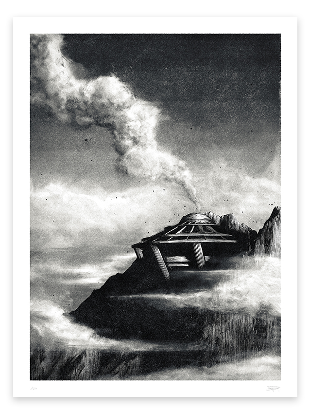 "Outpost Zeus" prints are now available on my website. 

- Edition of 25
- 12" x 16" 
- Signed &amp; numbered

https://t.co/gVQ8zKxlrP

#art #illustration #print #ArtistOnTwitter 