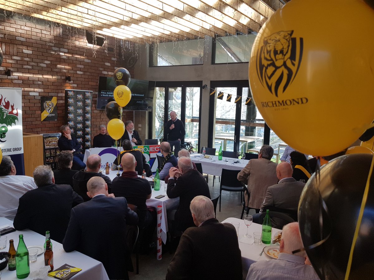 What a day. We were all in awe of this amazing Tiger panel today! <a href="/Richmond_FC/">Richmond FC 🐯</a> <a href="/AFL/">AFL</a>