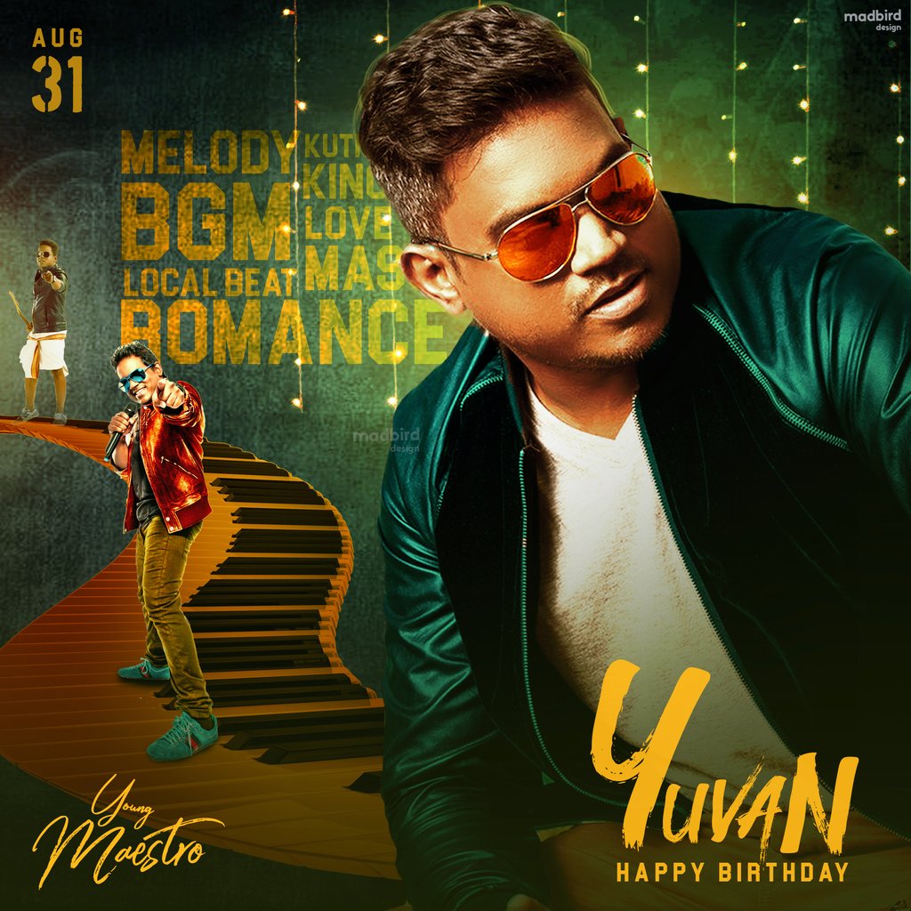 Here is Our SPL design to celebrate
King of BGM @thisisysr Birthday 🔥

#HappyBirthdayYuvan
#YuvanShankarRajaBirthday
#HBDYuvan #Yuvanians #Mankatha

@StarVersatile @UVJN @yuvanfansworld @U1trendz
@YuvanFans360 @YUVANLOVE
@YuvanSoulMusic @YuvanShankarR19 @vasukibhaskar