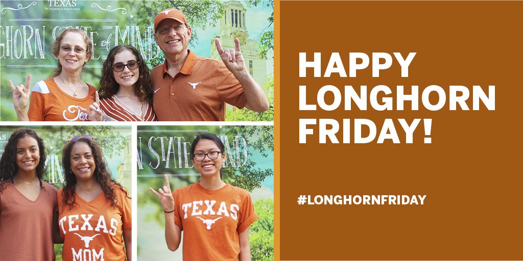 UT_IC's tweet photo. Today marks the one-year anniversary of the official launch of #LonghornFriday. Show us how you’re celebrating it and #CollegeColorsDay by tweeting a picture and using the hashtags! https://t.co/sgIq41Xoxn
