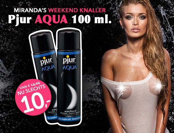 Miranda_NL's tweet photo. De must-have voor iedereen, nu met hoge #korting! 💦

Pjur Aqua #Glijmiddel 100ml. dit #weekend voor slechts €10,-! De weekend #knaller is web only en is geldig tot en met aanstaande #zondag.  

→ https://t.co/aZZxF1RfN1 https://t.co/y5ADyYyVxu