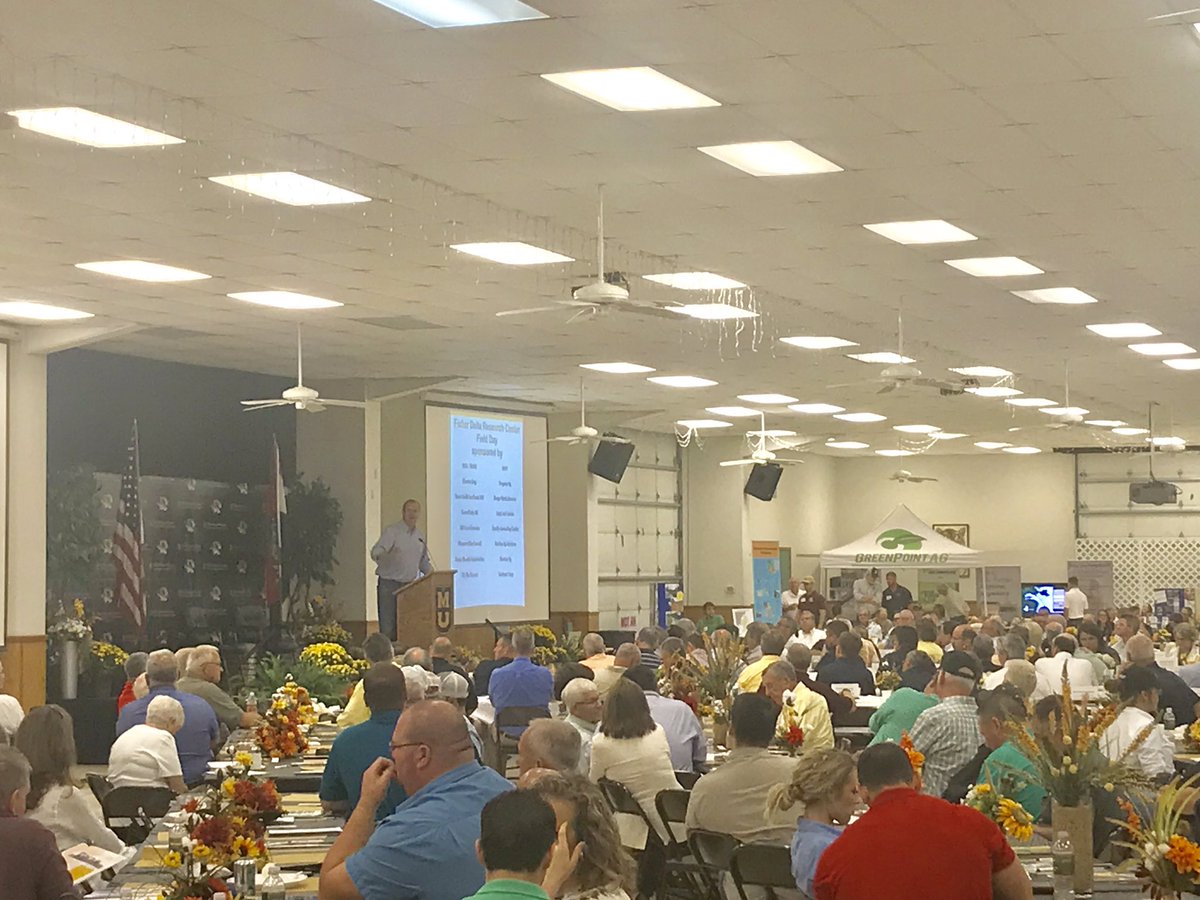 GerrenMcHam's tweet photo. 2019 Fisher Delta Research Center Annual Field Day Report. Great to hear all the great work Missouri is doing in agriculture. @MODHEWD @GovParsonMO @RoyBlunt @JasonSmithMO @Mizzou https://t.co/8JIe5qff7z