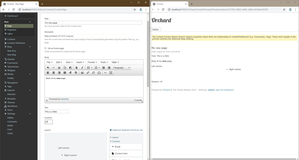 Lombiq's tweet photo. This week in Orchard is here! Have a demo about back-porting the Live Preview feature to Orchard 1.x! Read about the Azure Blob Storage as CDN and about supporting custom Lucene analyzers! Check out our current post for more! https://t.co/iC8tIhpjOL #OrchardCMS #OrchardCore https://t.co/l3OGi7nZsC