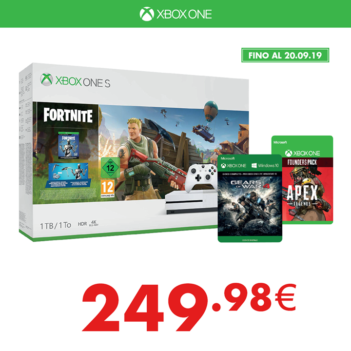 gamelifeitalia's tweet photo. Il vero inizio dell'anno nuovo è a settembre, lo sappiamo tutti, per questo abbiamo deciso di renderlo più piacevole con delle offerte speciali! Quale sceglierete? 
#XboxOneX #ControllerWireless #Fortnite
https://t.co/dtS4RoUV0S https://t.co/N8EWHC3OVA