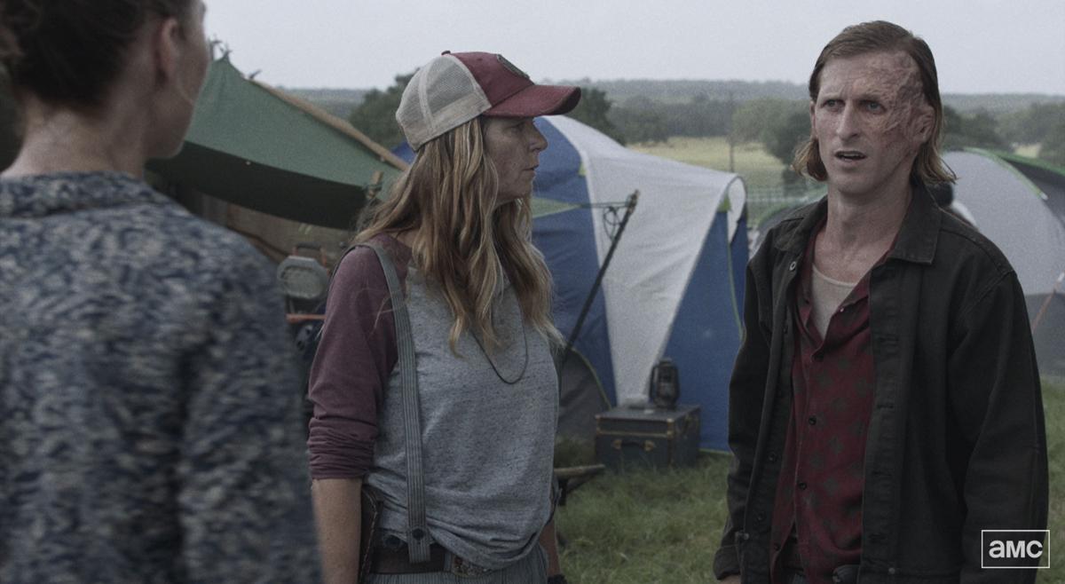 FearTWD's tweet photo. Dwight has more bad news for the struggling caravan in this sneak peek of Sunday’s all-new #FearTWD: https://t.co/fboIaqN7lR https://t.co/wPGaLpkT8t