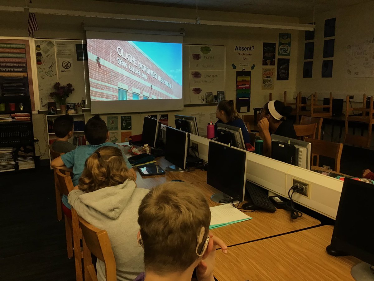 Hey, @ONWRavenDaily! Every Friday, we watch ONW NOW in our Comm./Multimedia classes to learn as much as we can about student broadcasts during our own broadcast unit. These middle schoolers LOVE watching you all! <a href="/CSTWildcatsMS/">ChisholmTrailMS</a>
