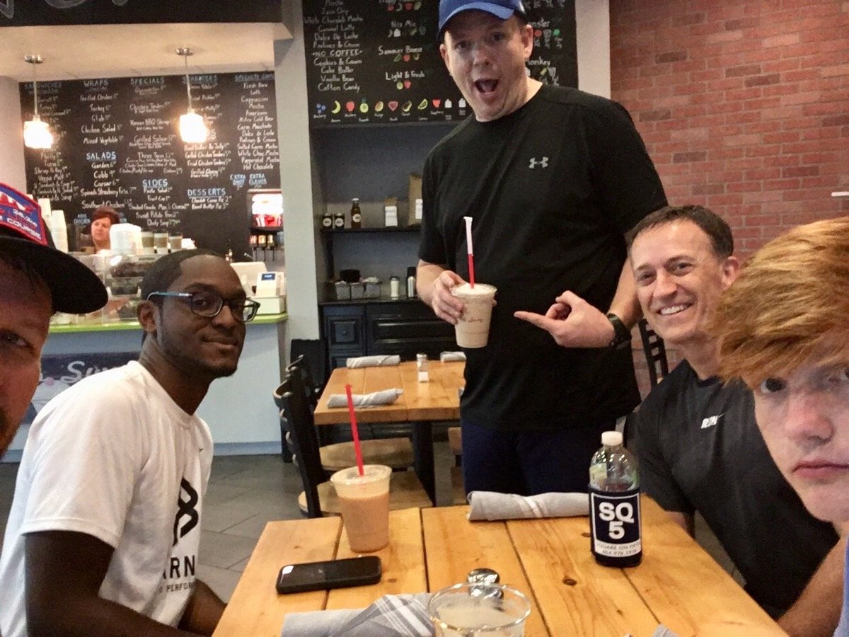 Nine HIM chose the DRP and put in more work before 6:15 than most do all day at the shiniest AO in <a href="/F3Memphis/">F3 Memphis</a> - then five chose some solid 2ndF time at the finest coffeeteria in the land. #f3counts #arlingtough #thrivenotsurvive