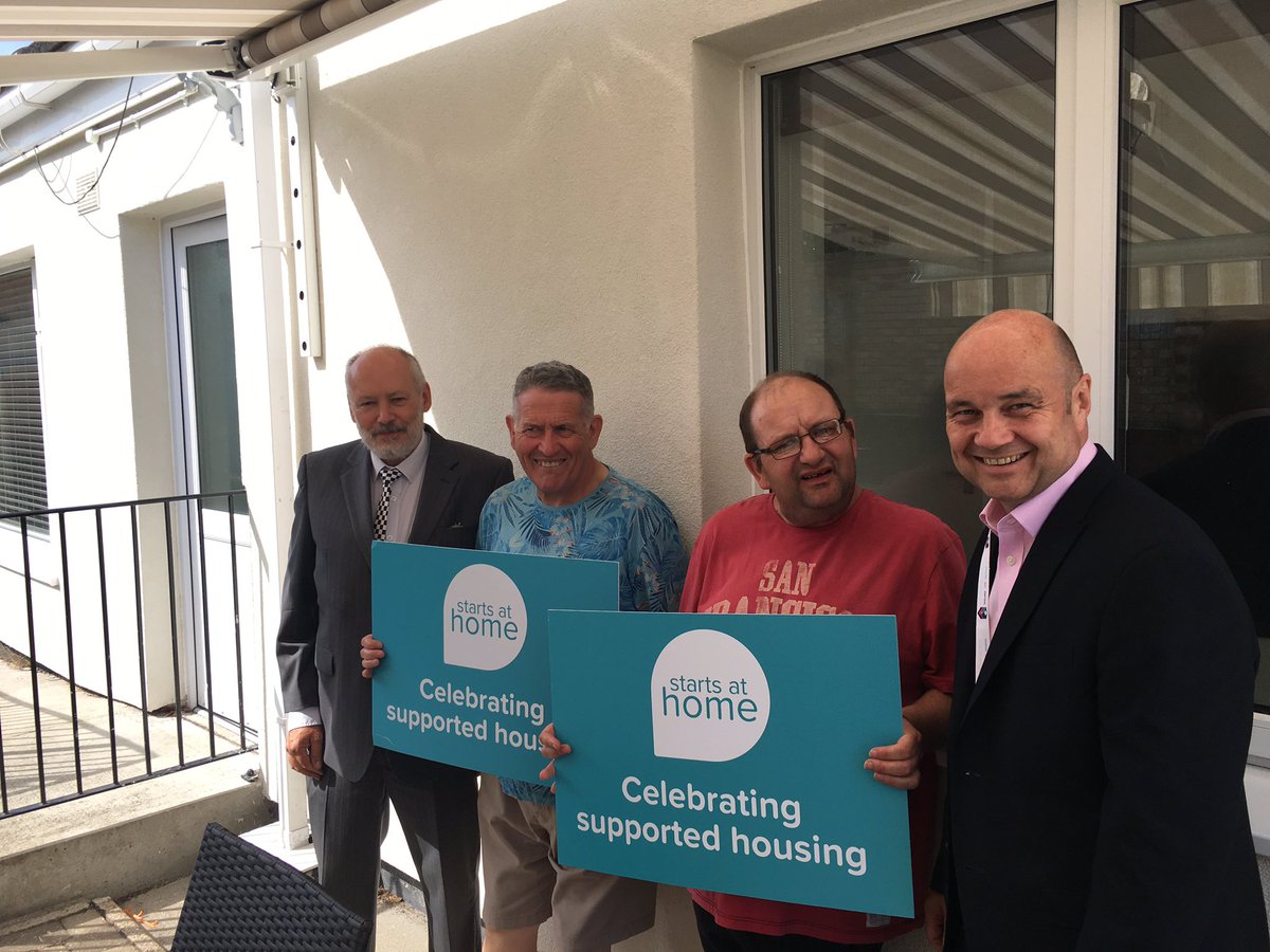 Out and about with support and care staff as part of #StartsAtHome Thanks to Cllr Aylen for his support.  Kye, Nancy & Jen for being fab staff.  Supported housing is amazing.