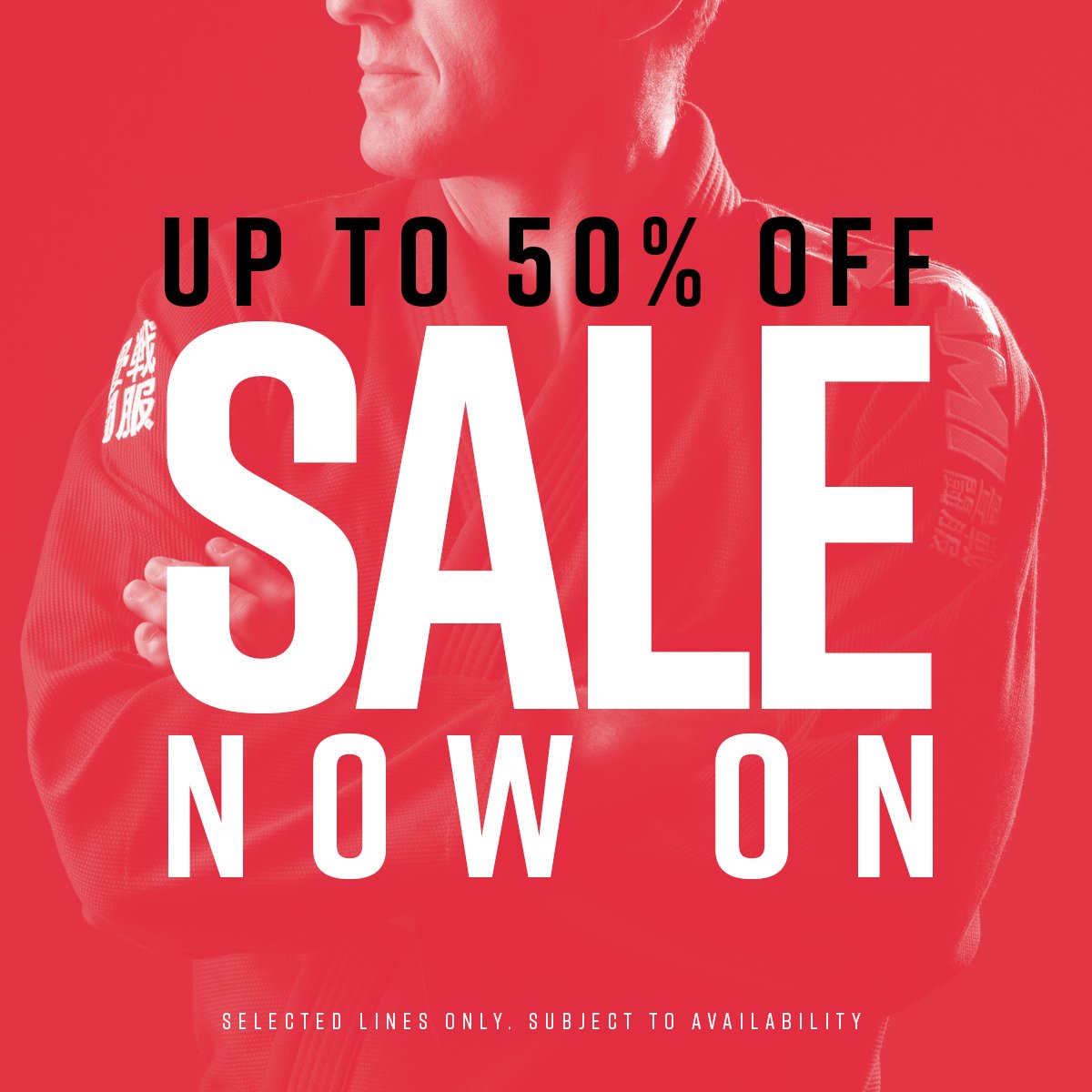 Still time to get involved with our summer sale. 50% off selected products including our top range of Gi's, rash guards and leisurewear. Exclusively on our website. 

tatamifightwear.com