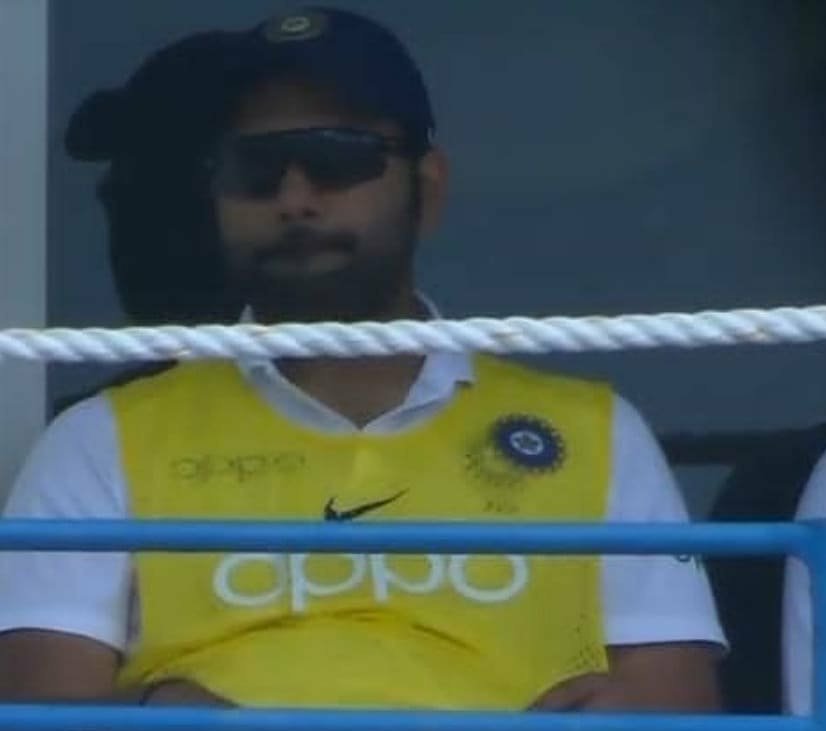 cric_bets's tweet photo. Heart Breaks 💔 #INDvWI
Don't worry @ImRo45 we are with you always 💙
RT 🔁 in support of Rohit , https://t.co/o5sqdg6i8h